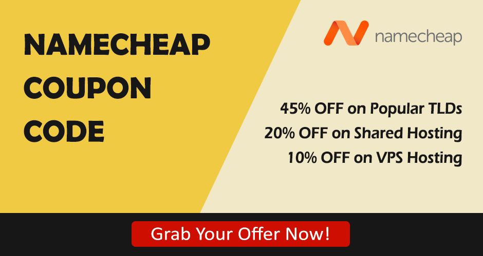 NameCheap Offers, Coupons & Promo Codes