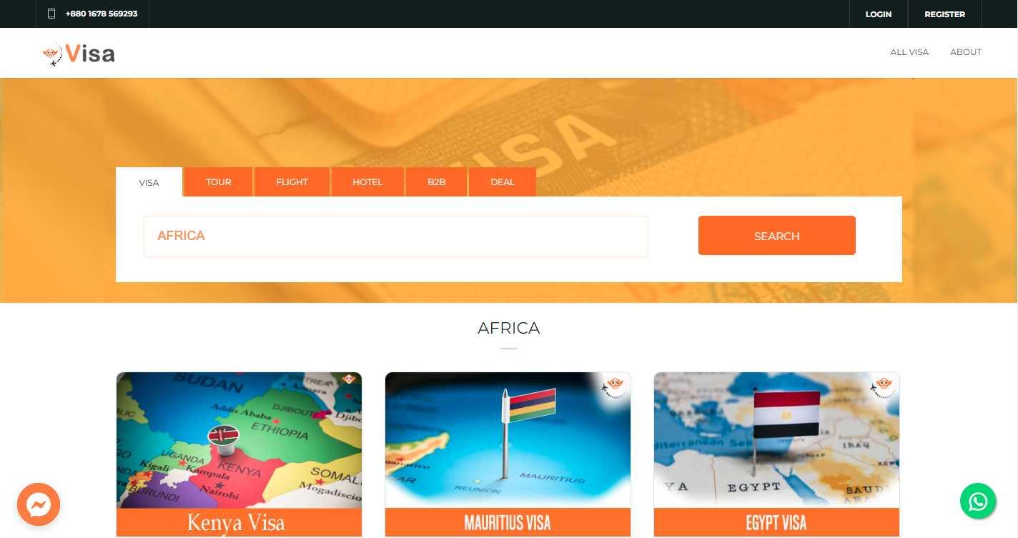 B2B Visa Support Portal