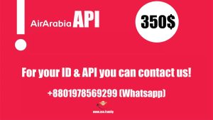 Air Arabia API | Air Arbia ID | Air Arbia Agent